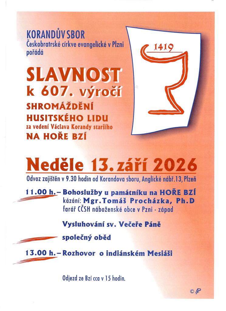Slavnost na&nbsp;Bzí 14.září 2026