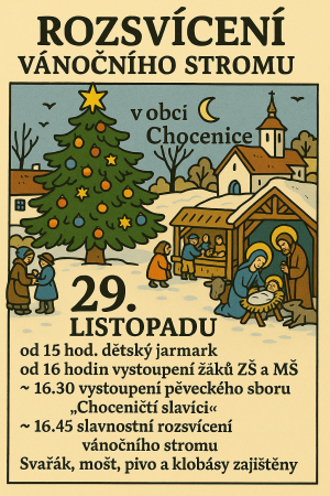 Rozsvěcení vánočního stromu 29. listopadu 2025 1